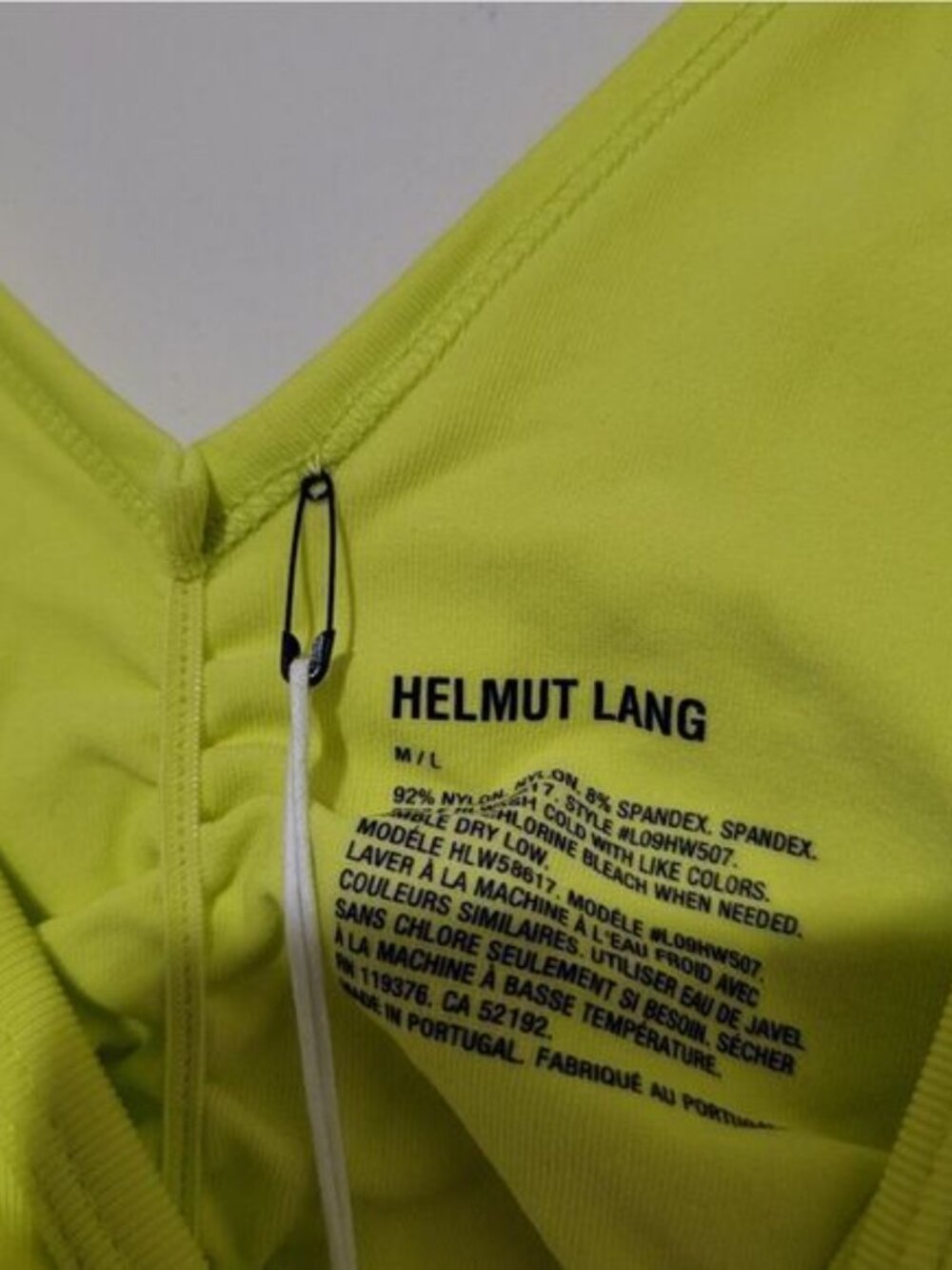 Helmut Lang Acid Ruched Top - Picture 6 of 7
